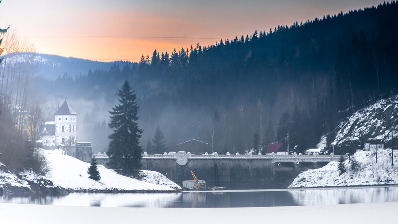 Winterwanderung durch das Tal der Weißen Elbe