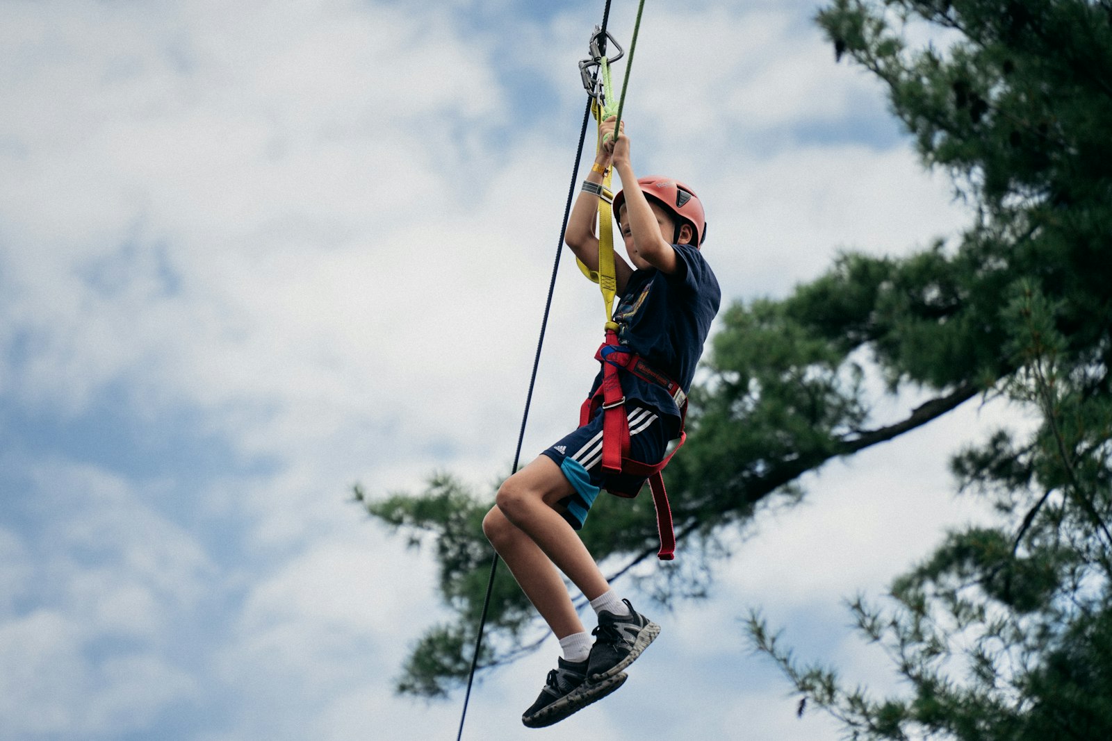 Zipline an der Labská-Talsperre